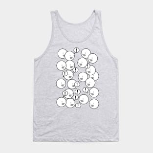 Yelling Faces Tank Top